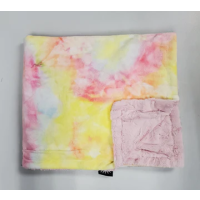 Winx & Blinx Minky Blanket - Rainbow Blush