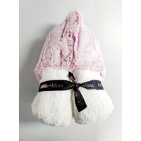 Winx & Blinx Hooded Towel - Boa Raspberry Minky