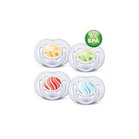 Avent Contemporary Freeflow Pacifier 6+ Months - Assorted 2pk